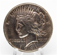 1921 Peace Silver Dollar *Key Date