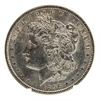 1896 Choice BU Morgan Silver Dollar