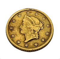 1851-O Type 1 Liberty $1 Gold Piece