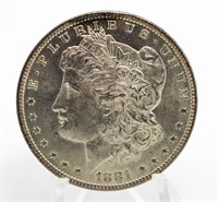 1881-O Prook Like BU Mogan Silver Dollar
