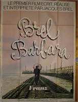 Affiche originale FRANZ - Jacques Brel - Barbara