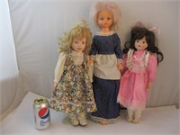 3 poupées de collection