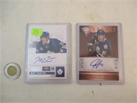2 cartes hockey, Jake Gardiner bronze autograph