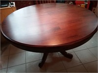 Round Solid Maple Kitchen Table