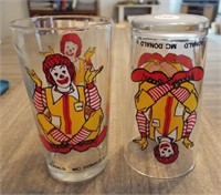 Cardboard cigar box with two Ronald McDonald