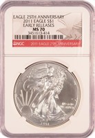 A 2nd Certified Perfect 2011 Silver Eagle.