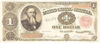 1891 $1.00 Treasury Note.