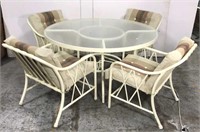 Patio table and chairs set