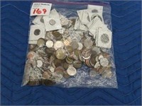LOT, ASSORTED FOREIGN COINS