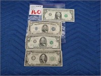LOT, ASSORTED US CURRENCY, (1) 1934A $100 FEDERAL