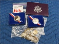 LOT, ASSORTED US & FOREIGN COINS