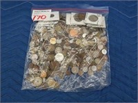 LOT, ASSORTED FOREIGN COINS