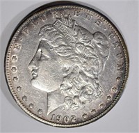 1902-S MORGAN DOLLAR, XF+ KEY
