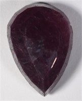 PEAR SHAPE RUBY 31.30ct GEM STONE