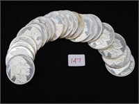 LOT, (20) 1 TROY OZ SILVER ROUNDS (.999 SILVER)