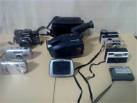 Lot of old cameras