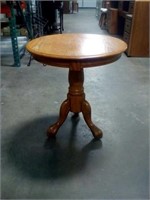 Small round accent table