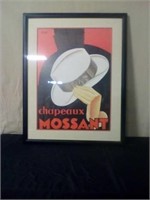 Chapeaux Mossant framed picture