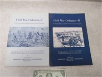 1960s Civil War Ordinance I & II Booklets -