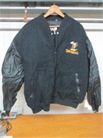 2001 Disney Convention 2XL Leather Jacket w/ Tags