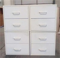 Lot of 4 Cube storage drawers