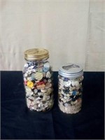 2 Jars of buttons