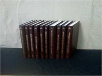 Lot of 10 Louis L'Amour leatherette books