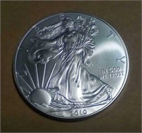 2010 Liberty Dollar, 1 oz fine silver