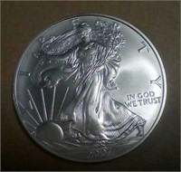 2007 Liberty Dollar, 1 oz fine silver