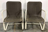 Vintage Lloyd loom patio chairs