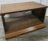 Woodgrain TV stand