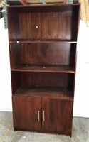 Wood shelf cabinet