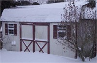 Lot #183 - 10ft x 16ft shed with double doors