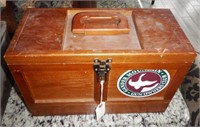 Lot #125 - Wooden gunsmithing box with (4)