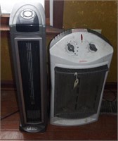 Lot #143 - Lasco oscillating tower fan and