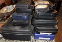 Lot #114 - Large Qty of pistol cases: (8) hard