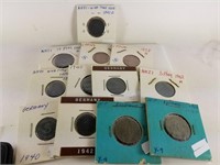 LARGE LOT OF GERMAN 3RD REICH MISC. COINS