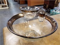 MID CENTURY SILVERPLATE SERVING BOWL
