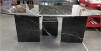 LARGE MARBLE DESK W MARBLE SEAT
