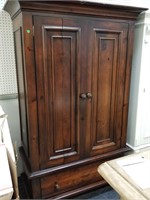 LARGE ARMOIRE / CABINET W DRAWER STORAGE