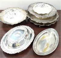LOT OF SILVERPLATE ITEMS GORHAM, WALLACE MORE