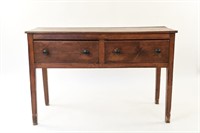 TWO DRAWER COUNTRY CONSOLE TABLE