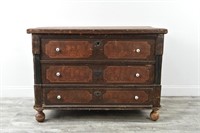 19TH C. PAINT DECORATED VICTORIAN CHEST
