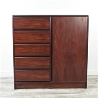 SKOVBY ROSEWOOD ARMOIRE CABINET