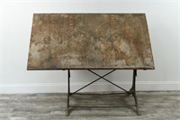 IRON BASE INDUSTRIAL DRAFTING TABLE