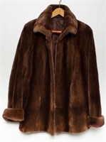 Sheared Mink Jacket, Vintage Fur Coat