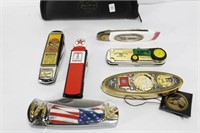 6 FRANKLIN MINT COLLECTOR KNIVES