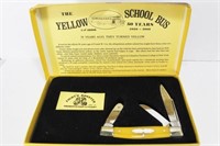 THE YELLOW SCHOOL BUS FIGHTING ROOSTER KNIVE 1 OF