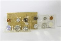 1957 AND 1958 SILVER UNCIRCULATED PROOF COIN SET
