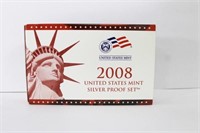 2008 U.S. MINT SILVER PROOF SET